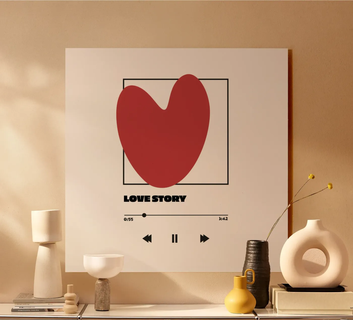 love story plexiglass da be.