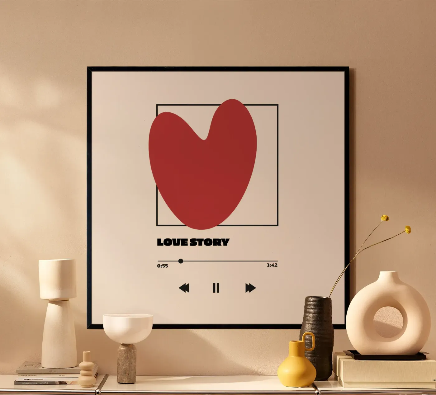 love story poster by be.