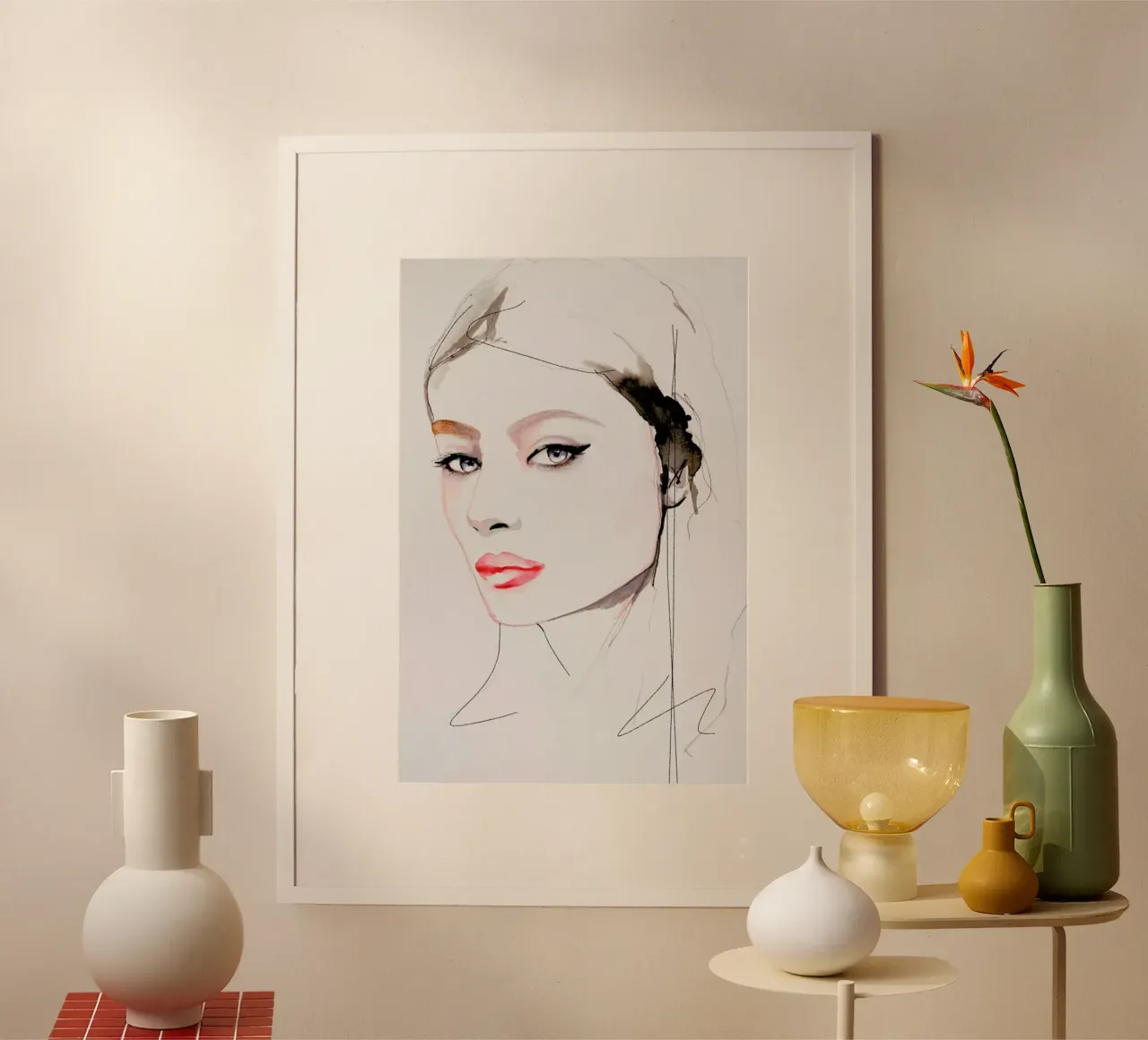 Winged poster con telaio in legno da Leigh Viner