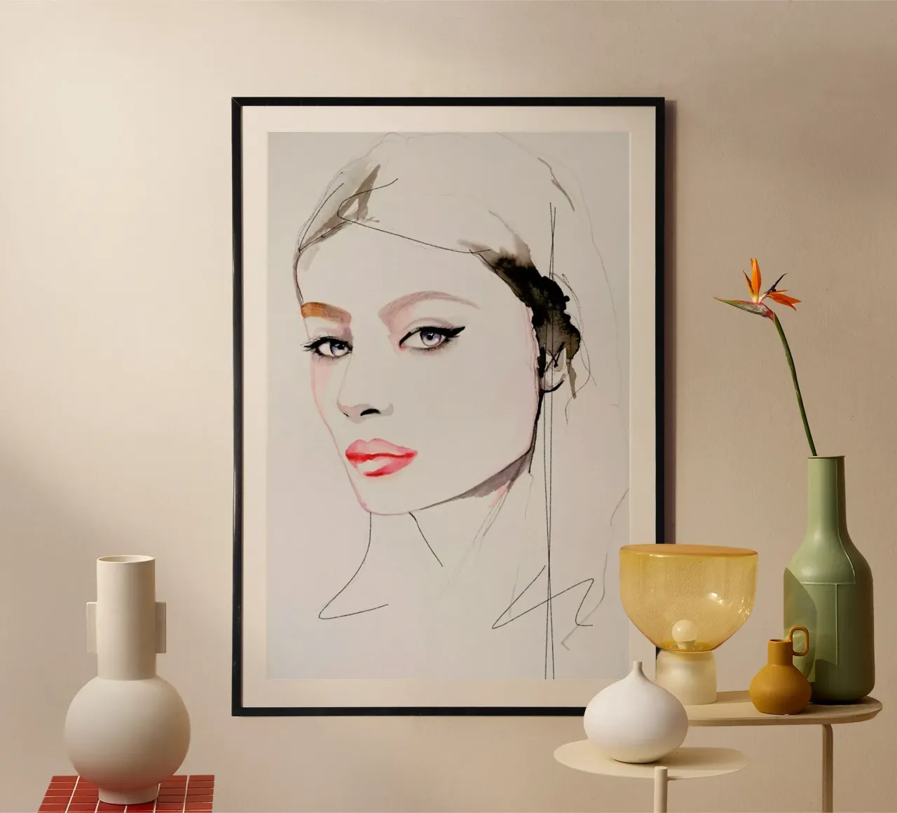 Winged poster con telaio in legno da Leigh Viner