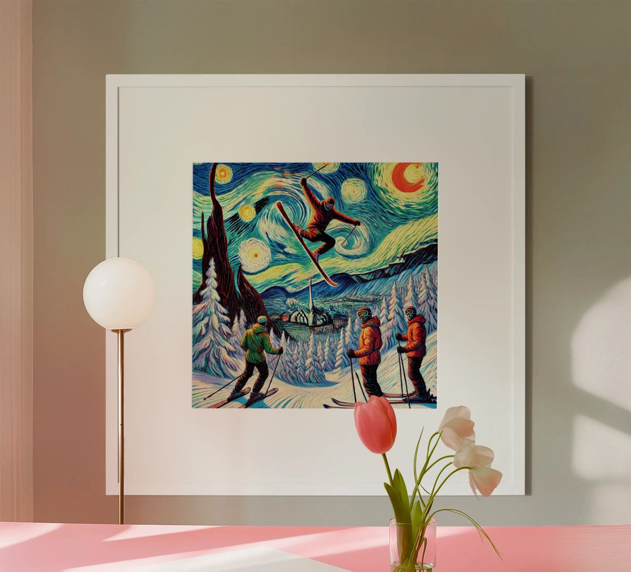 Telemark Deluxe Poster von Vintage Van Gogh