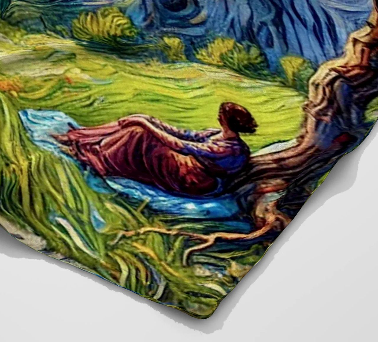 Valley Paraglide Fever coperta in pile da Vintage Van Gogh