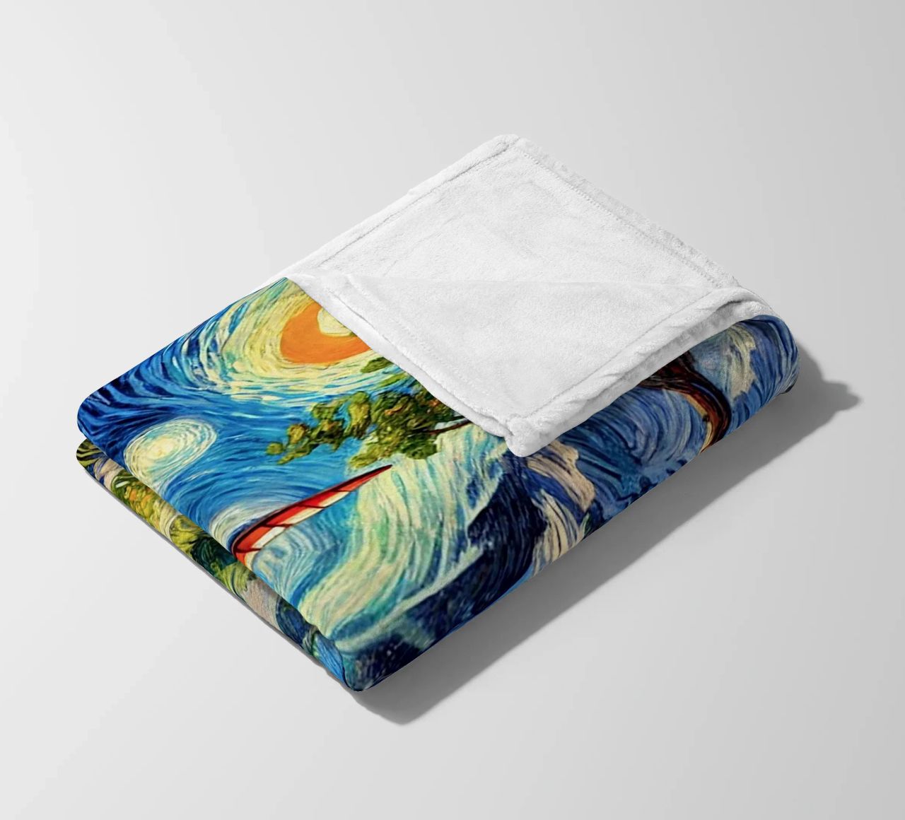 Valley Paraglide Fever coperta in pile da Vintage Van Gogh