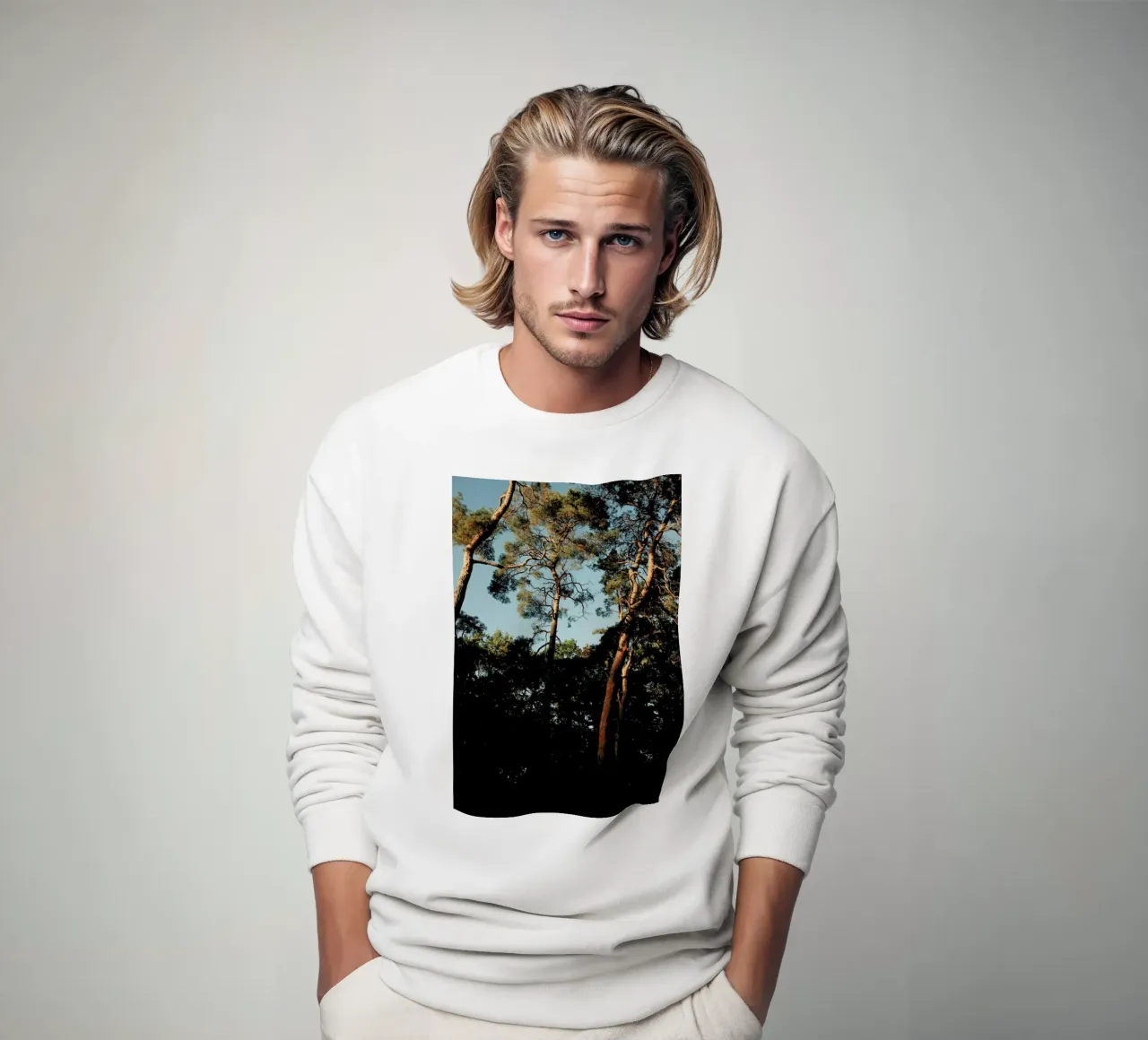 Trees At Sundown felpa da Sebastian Hilgetag