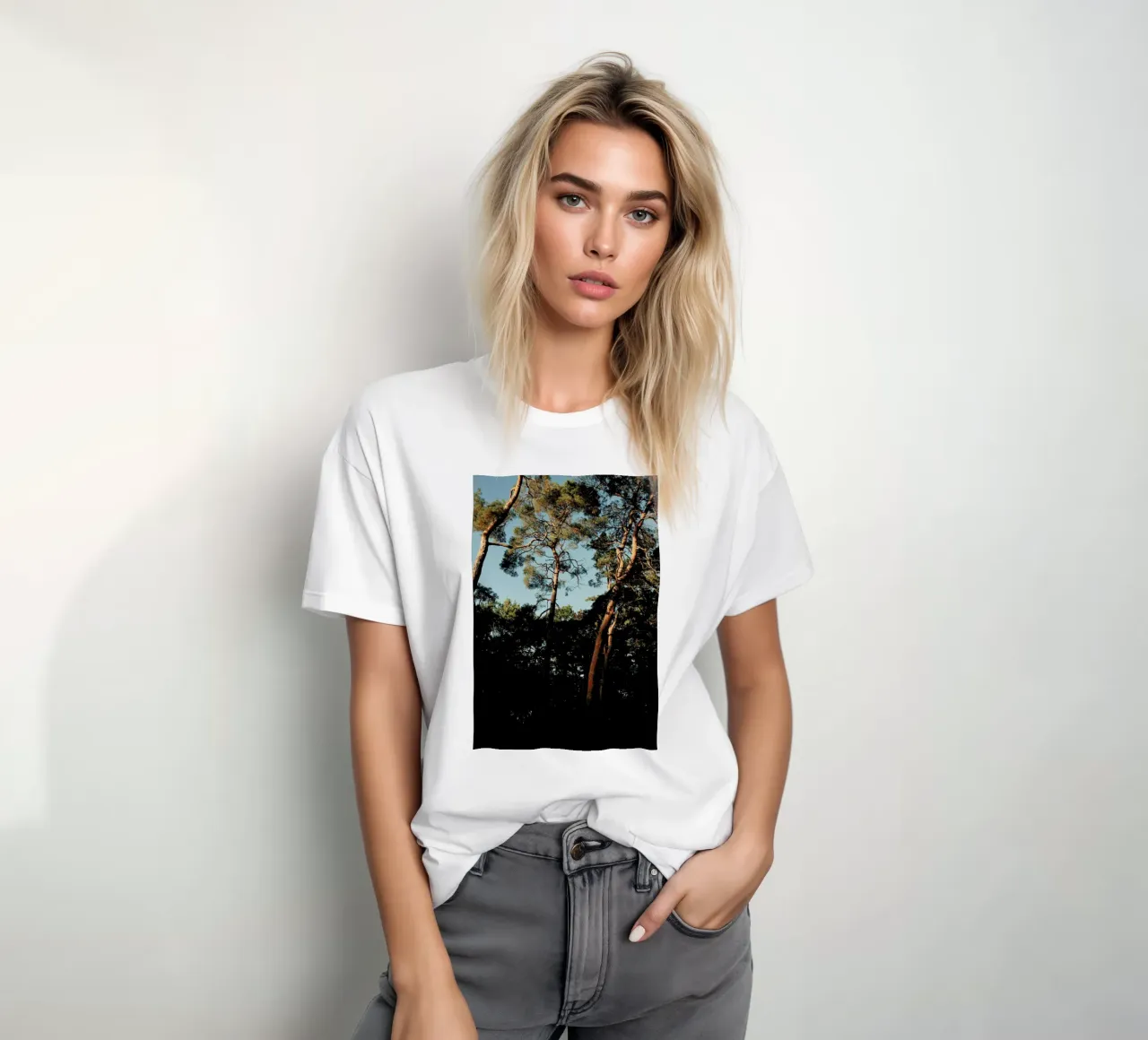 Trees At Sundown t-shirt da Sebastian Hilgetag
