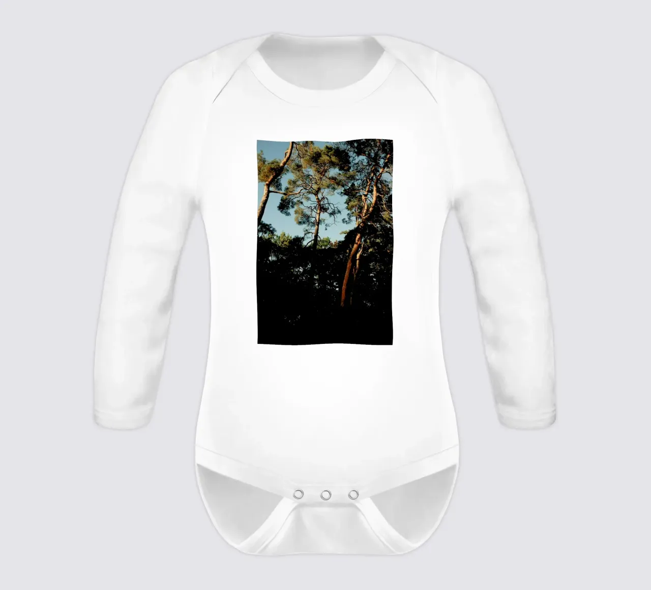 Trees At Sundown body neonato maniche lunghe da Sebastian Hilgetag