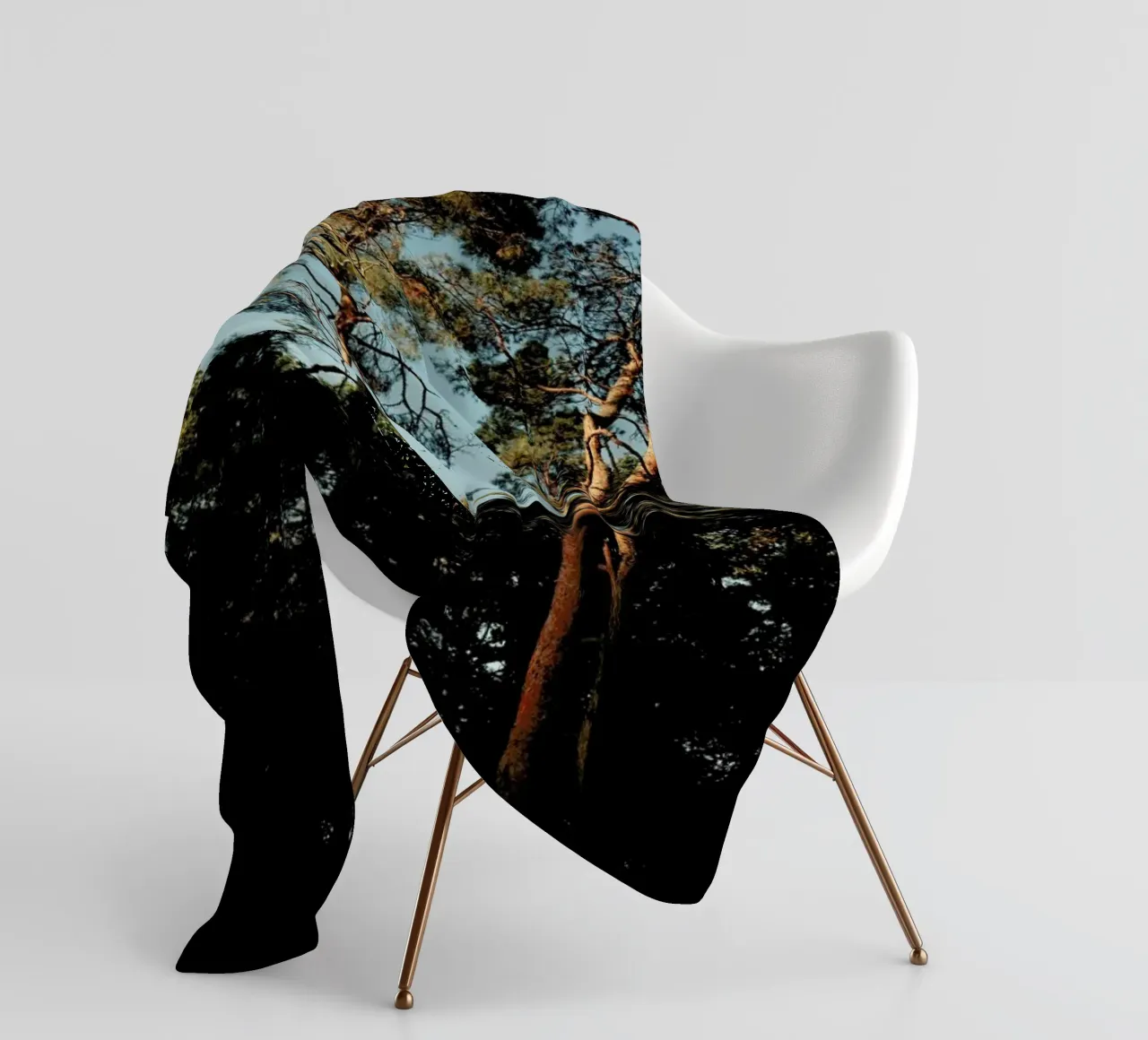 Trees At Sundown coperta in pile da Sebastian Hilgetag