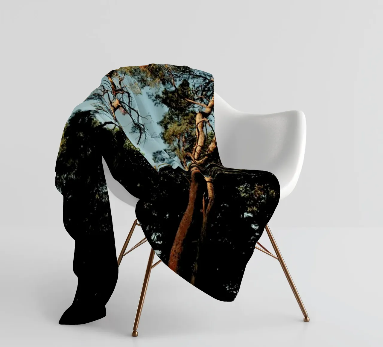 Trees At Sundown coperta in pile da Sebastian Hilgetag