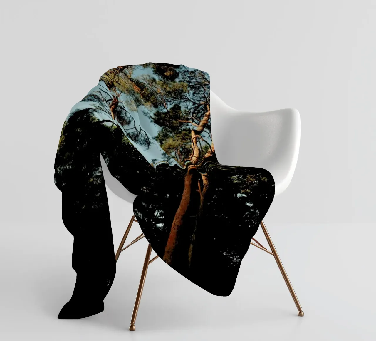 Trees At Sundown coperta in pile da Sebastian Hilgetag