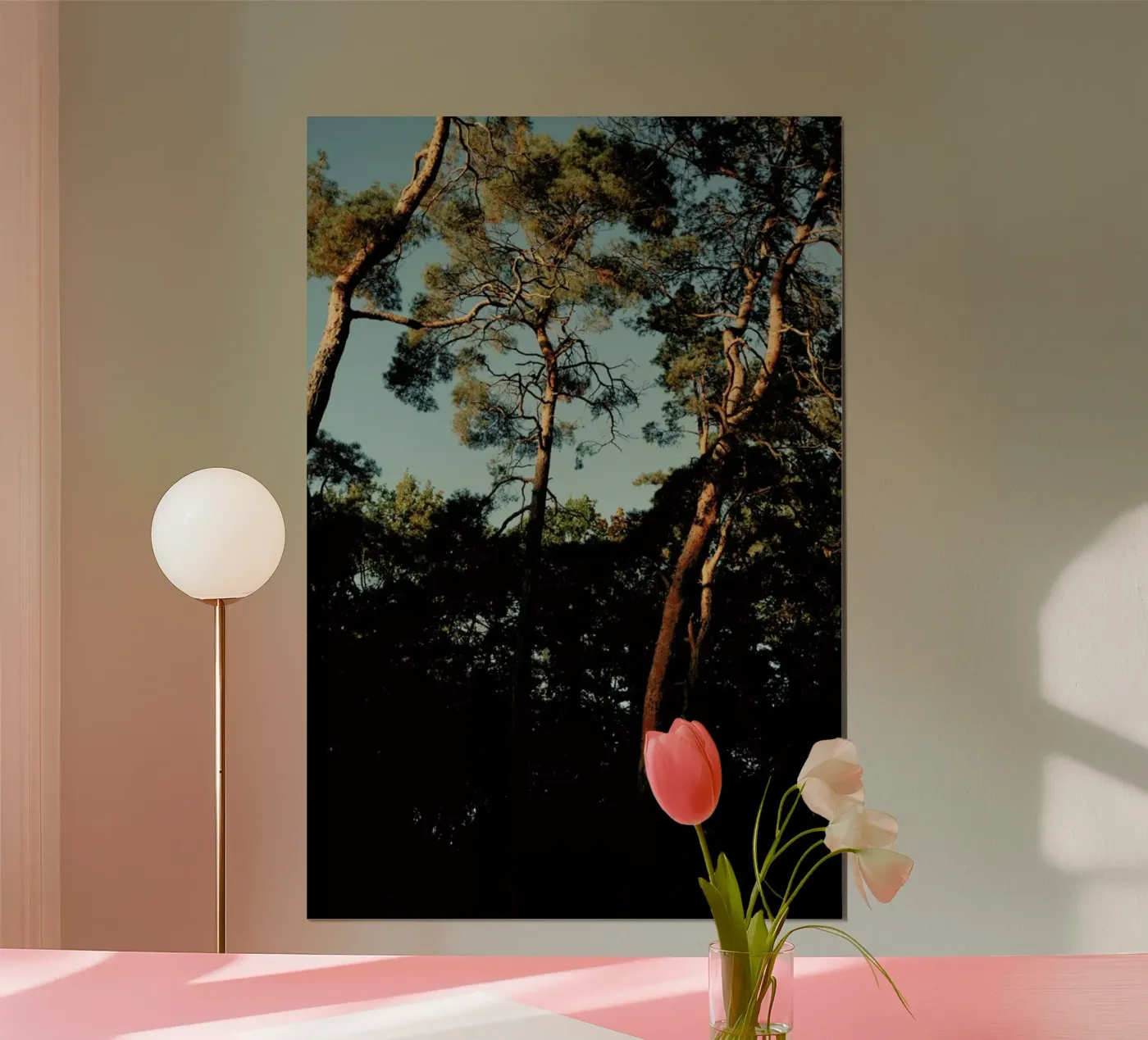 Trees At Sundown poster by Sebastian Hilgetag