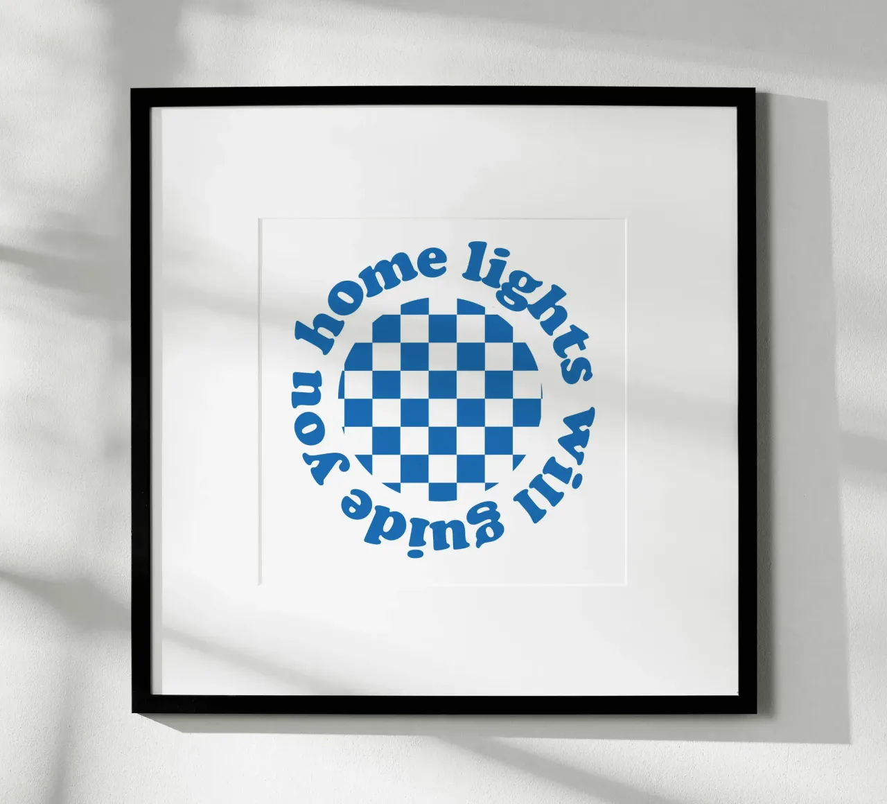 fix you poster con telaio in legno da be.