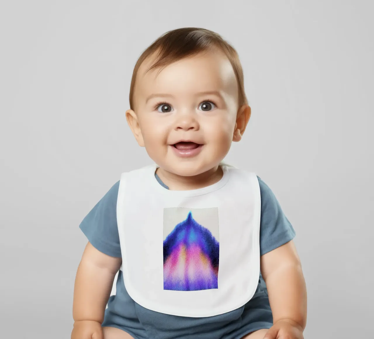 Fire Gradient baby bib by Studio One