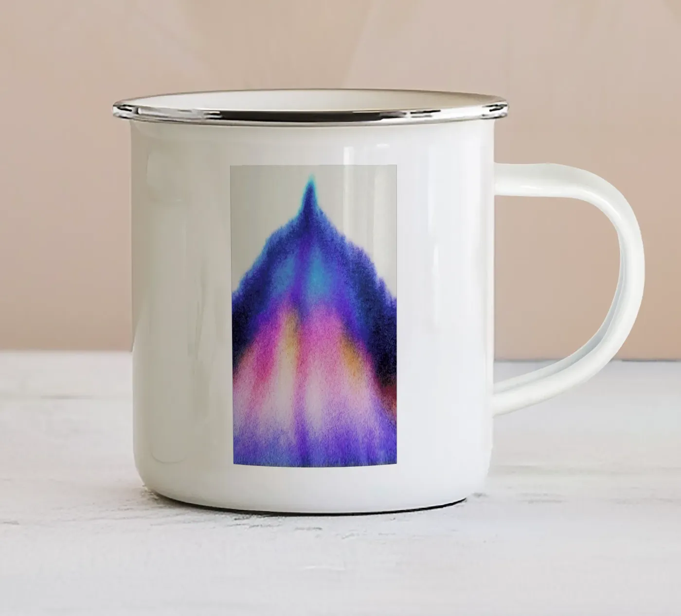 Fire Gradient enamel mug by Studio One