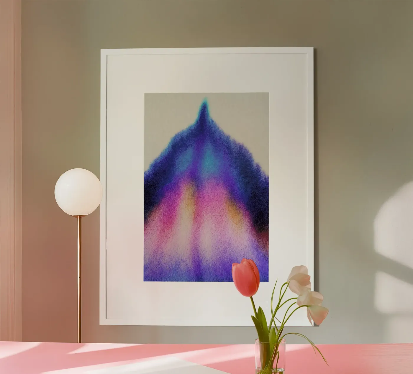 Fire Gradient Poster von Studio One