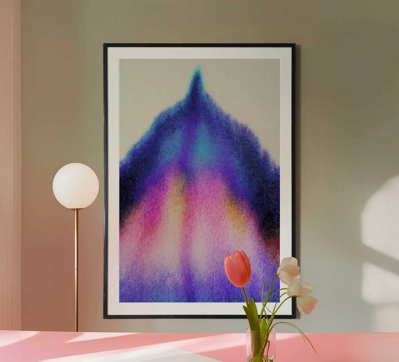 Fire Gradient Poster von Studio One