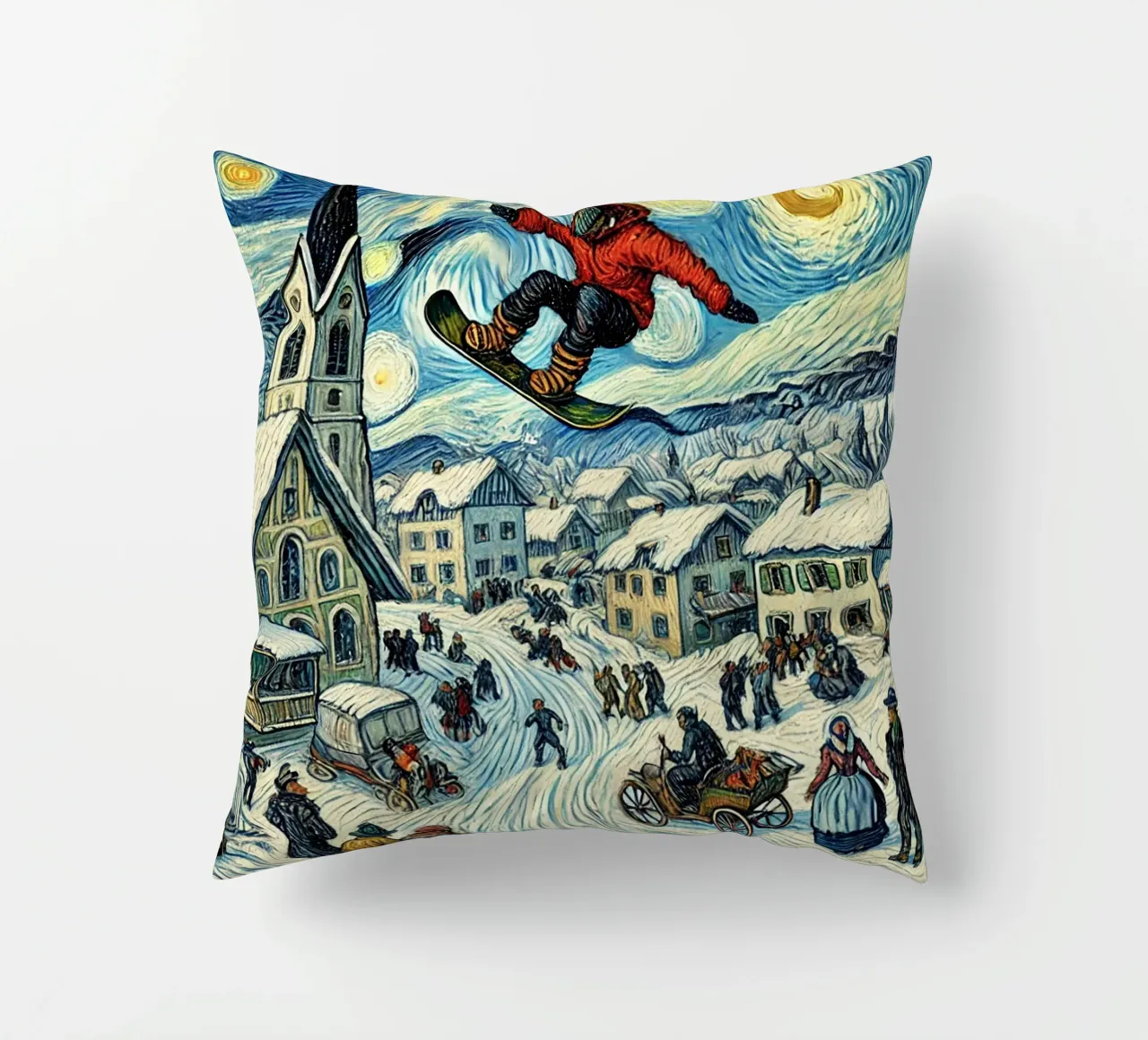 Vintage Timewarp cuscino da Vintage Van Gogh