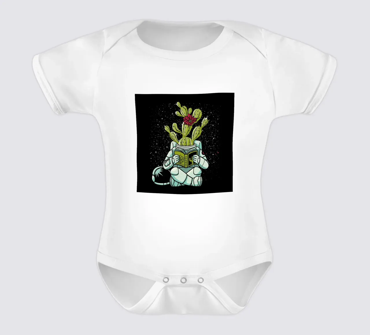 Astronaut Cactus Succulent body neonato maniche corte da Tobe Fonseca