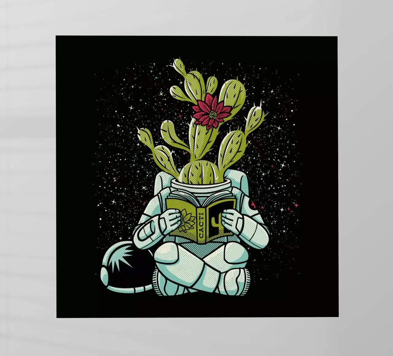 Astronaut Cactus Succulent pellicola backlit da Tobe Fonseca