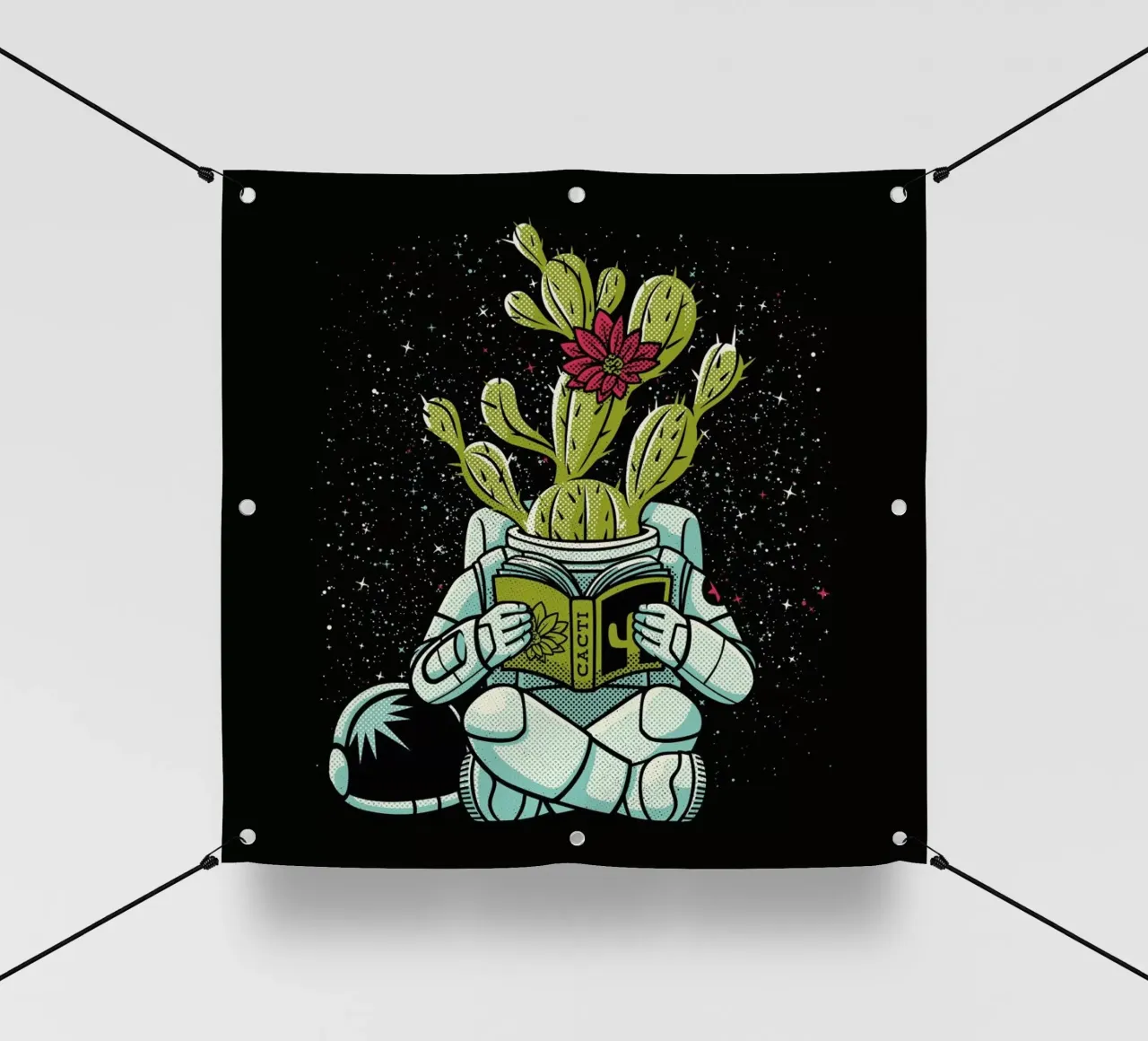 Astronaut Cactus Succulent telo in pvc da Tobe Fonseca