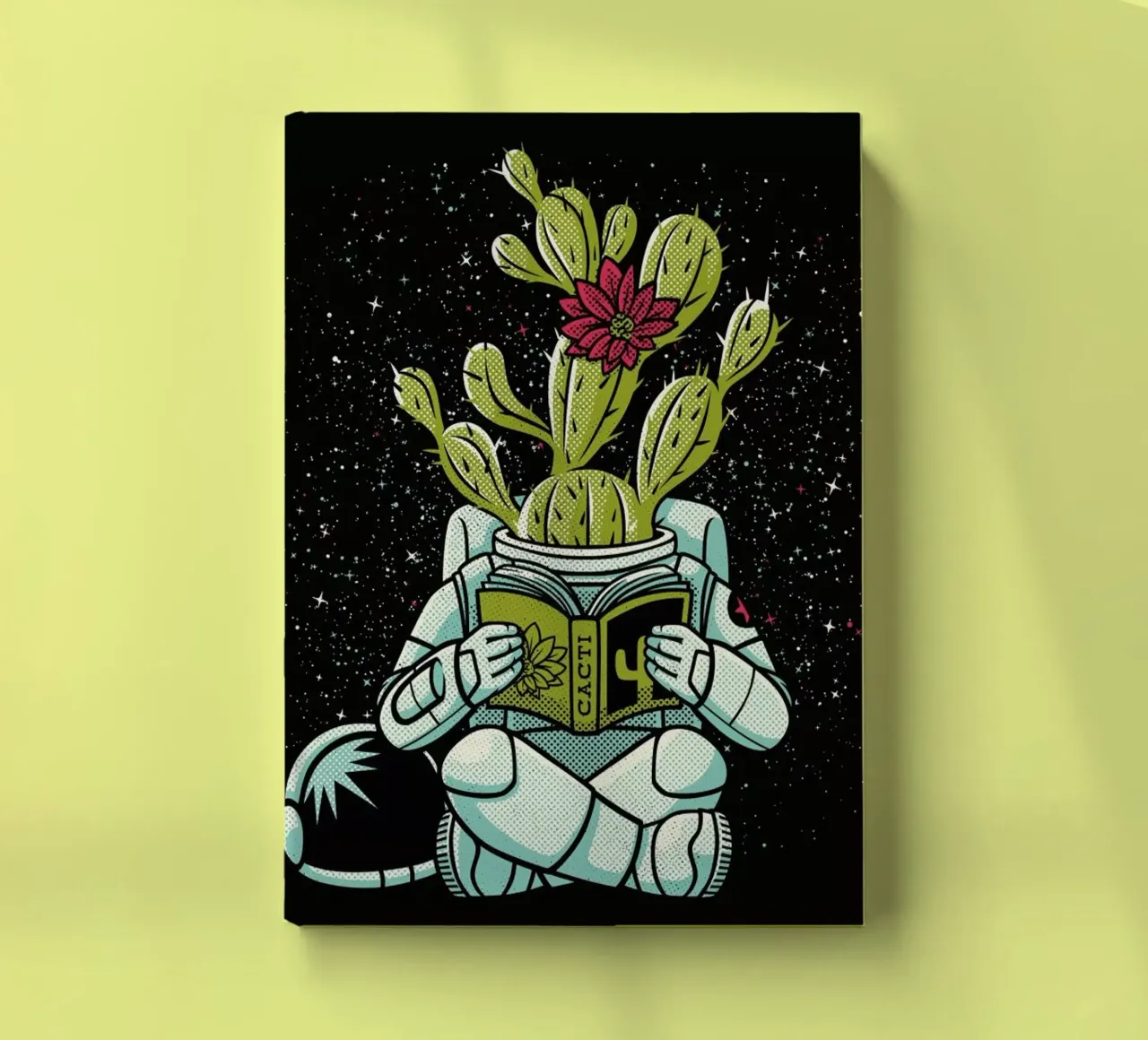 Astronaut Cactus Succulent notebook by Tobe Fonseca