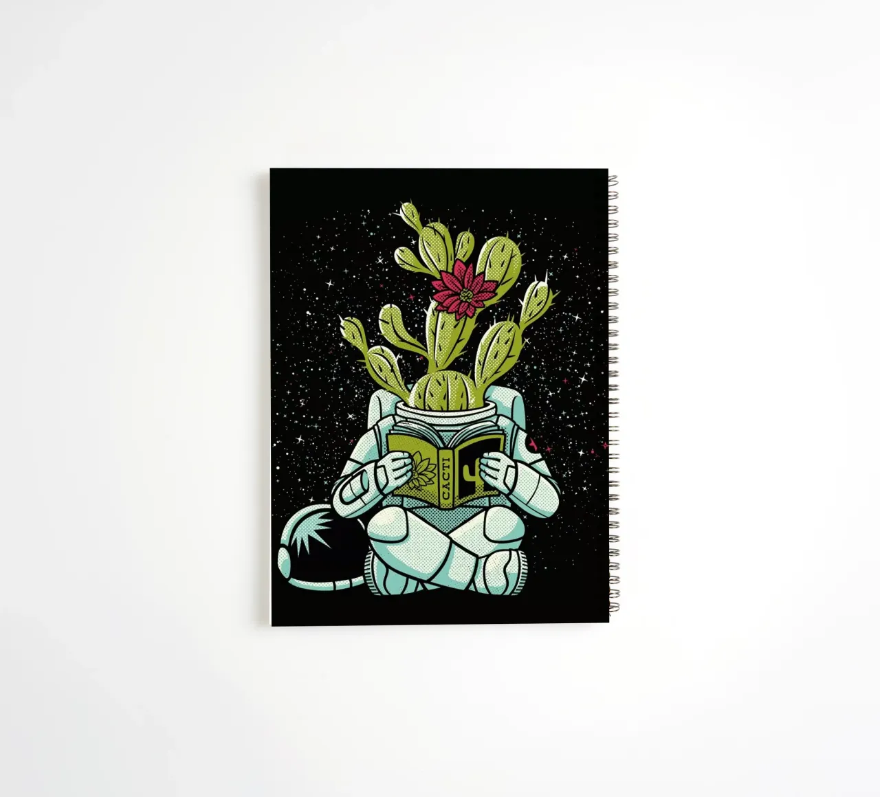 Astronaut Cactus Succulent carnet à spirale de Tobe Fonseca