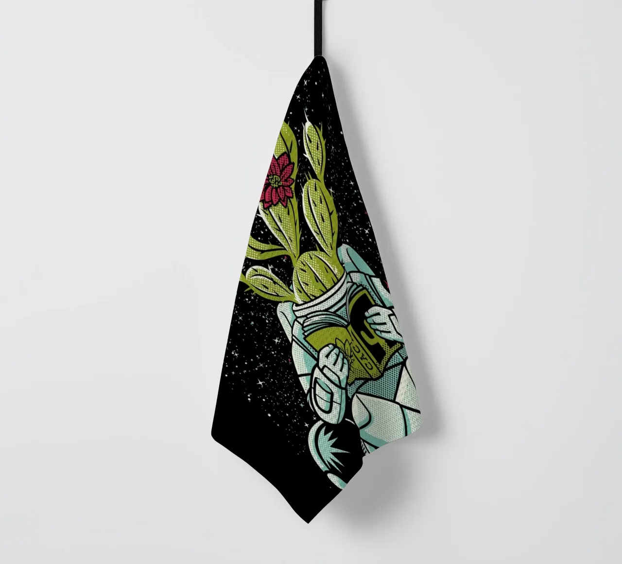Astronaut Cactus Succulent canovaccio da cucina da Tobe Fonseca