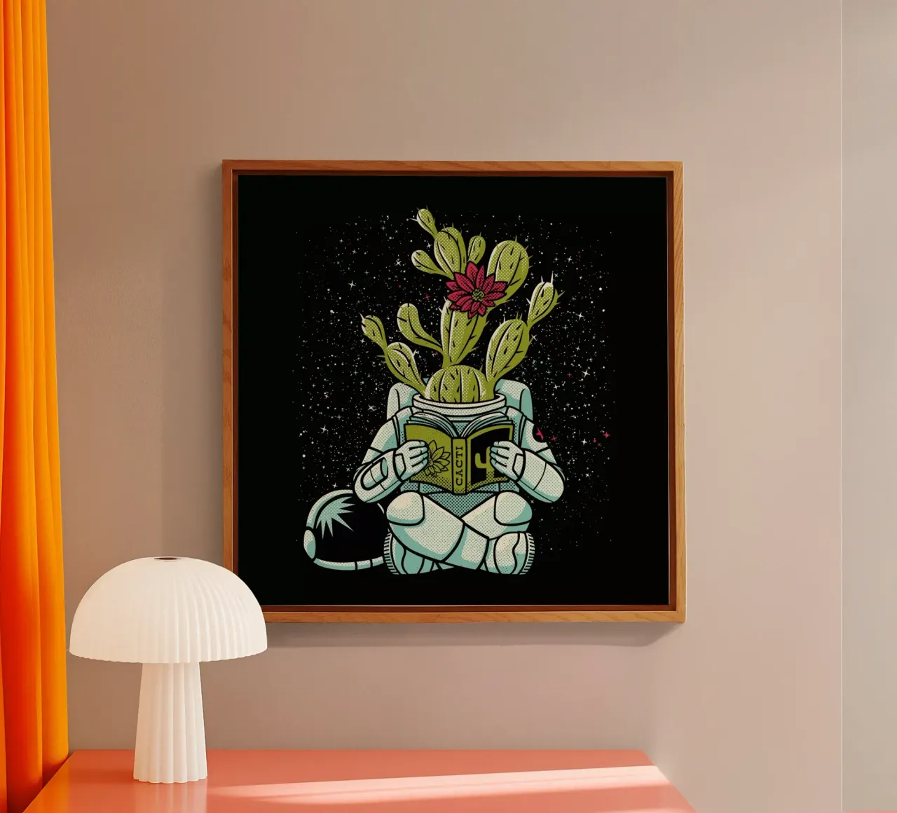 Astronaut Cactus Succulent plexiglass da Tobe Fonseca
