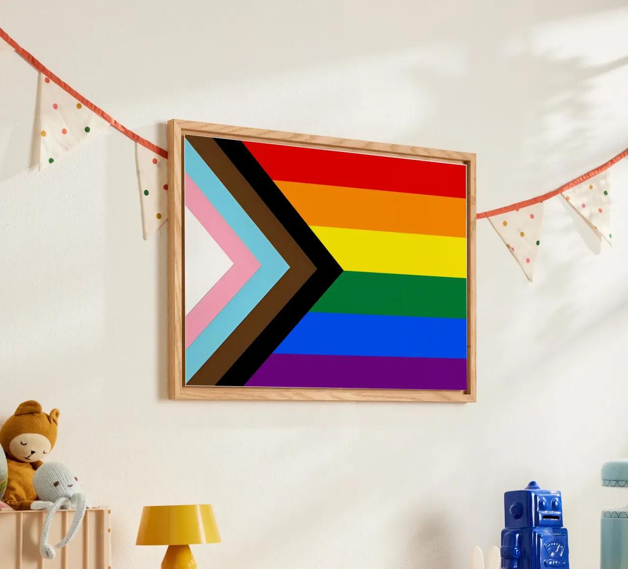 Pride Flag plexiglass da Attaboy Dsgn