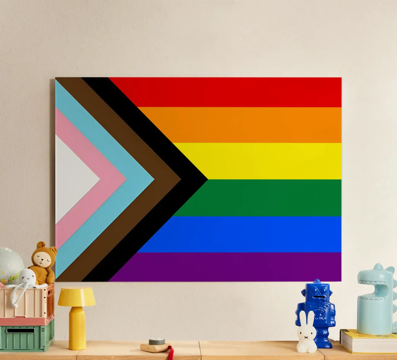 Pride Flag plexiglass da Attaboy Dsgn