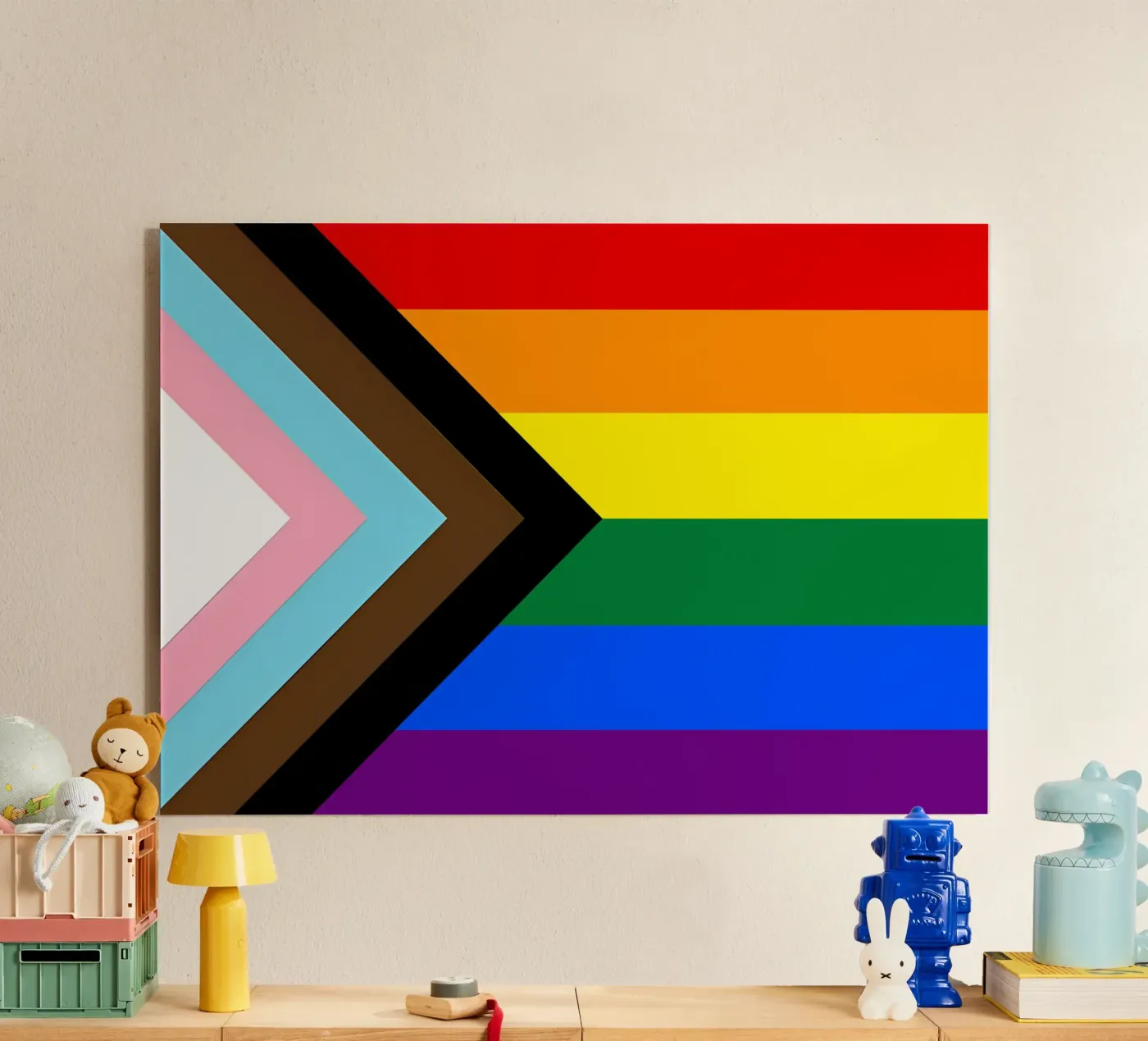 Pride Flag Acryl-Glas von Attaboy Dsgn