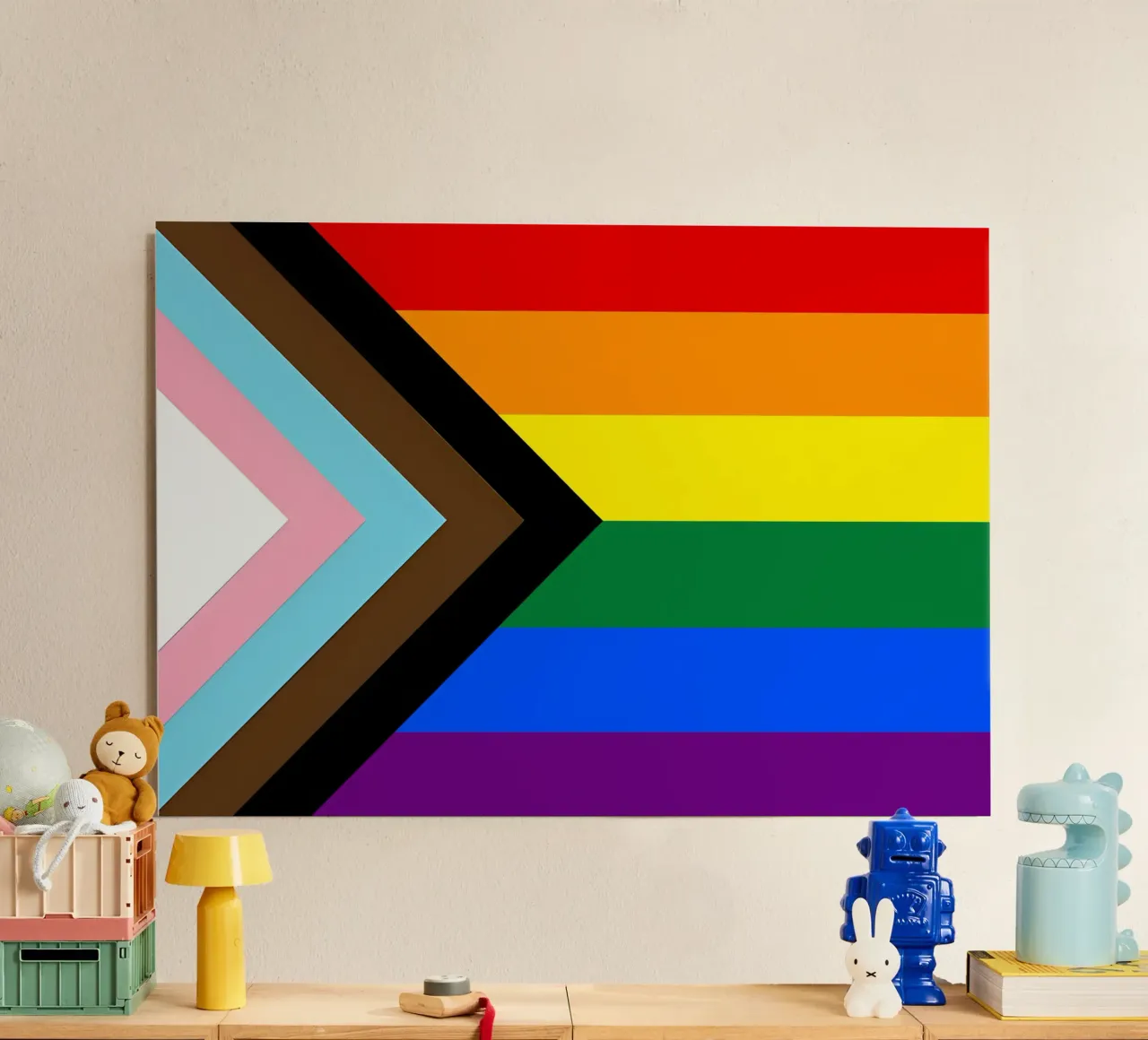 Pride Flag Alu-Dibond von Attaboy Dsgn