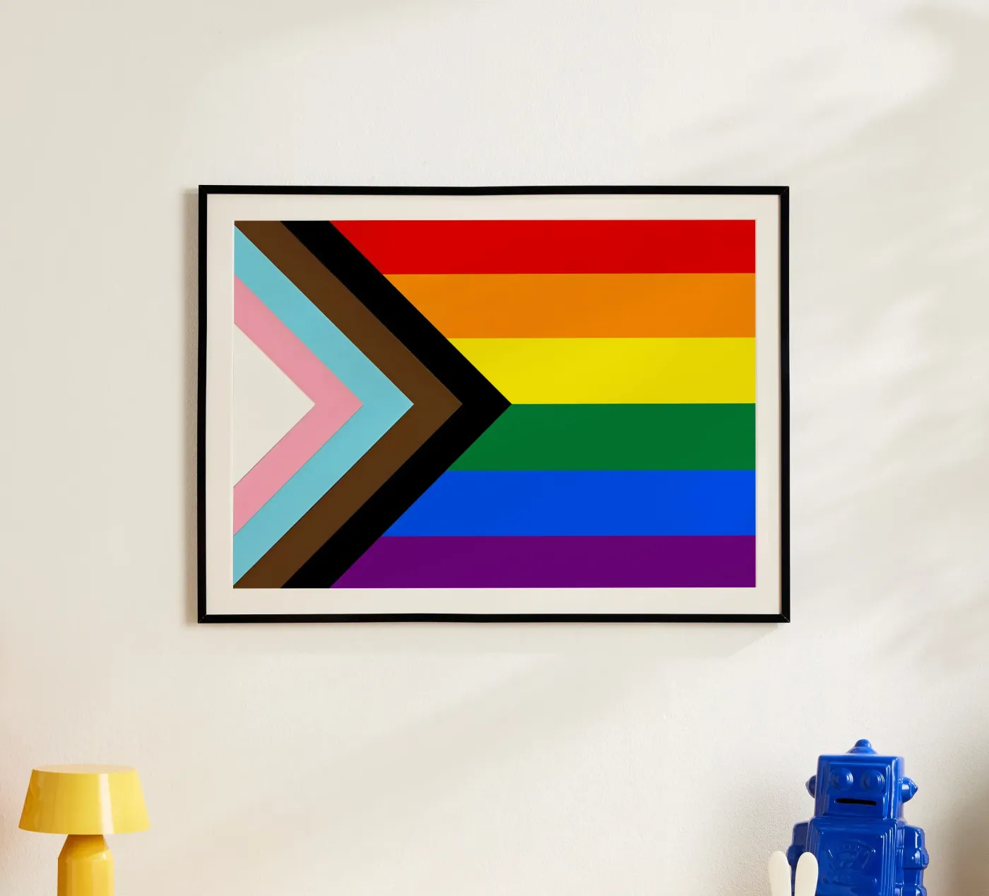 Pride Flag poster van Attaboy Dsgn