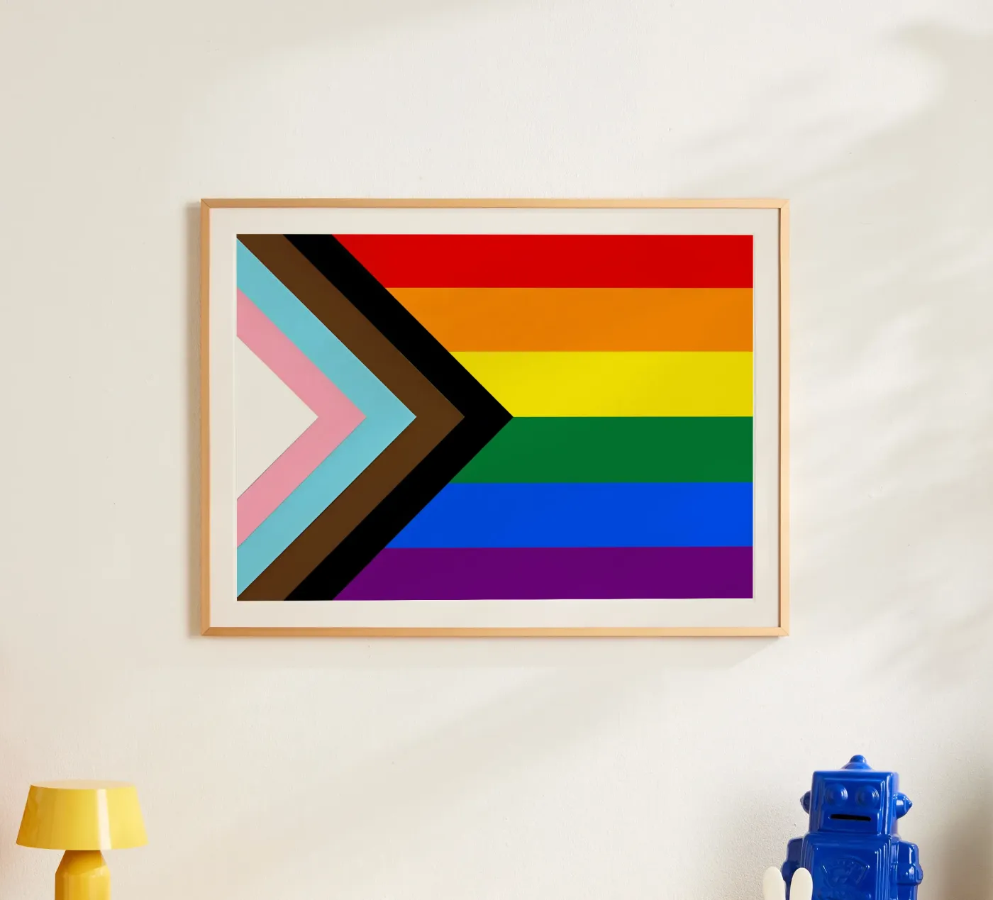 Pride Flag poster van Attaboy Dsgn