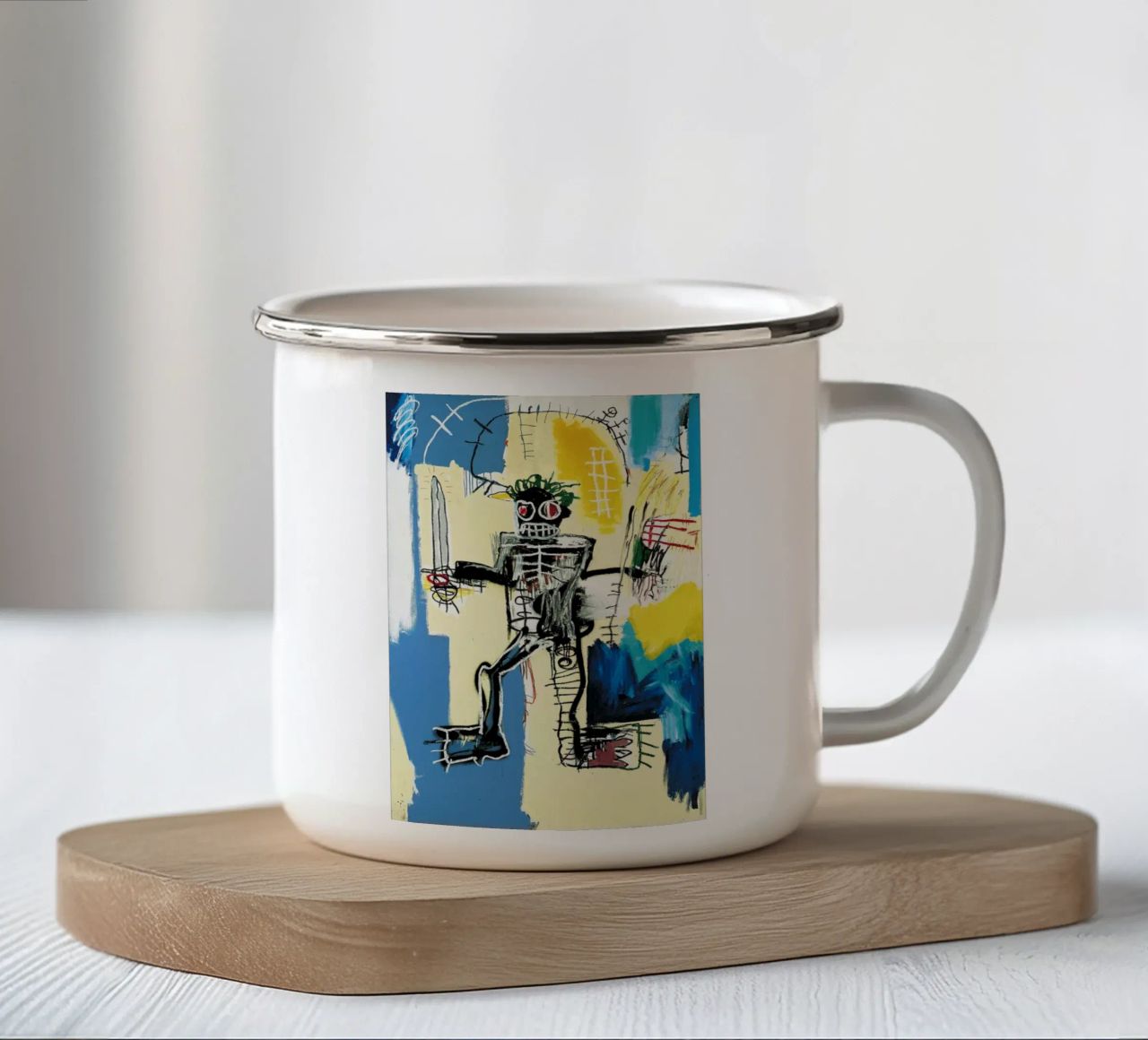 Warrior Michel tazza in smalto da PEVITA