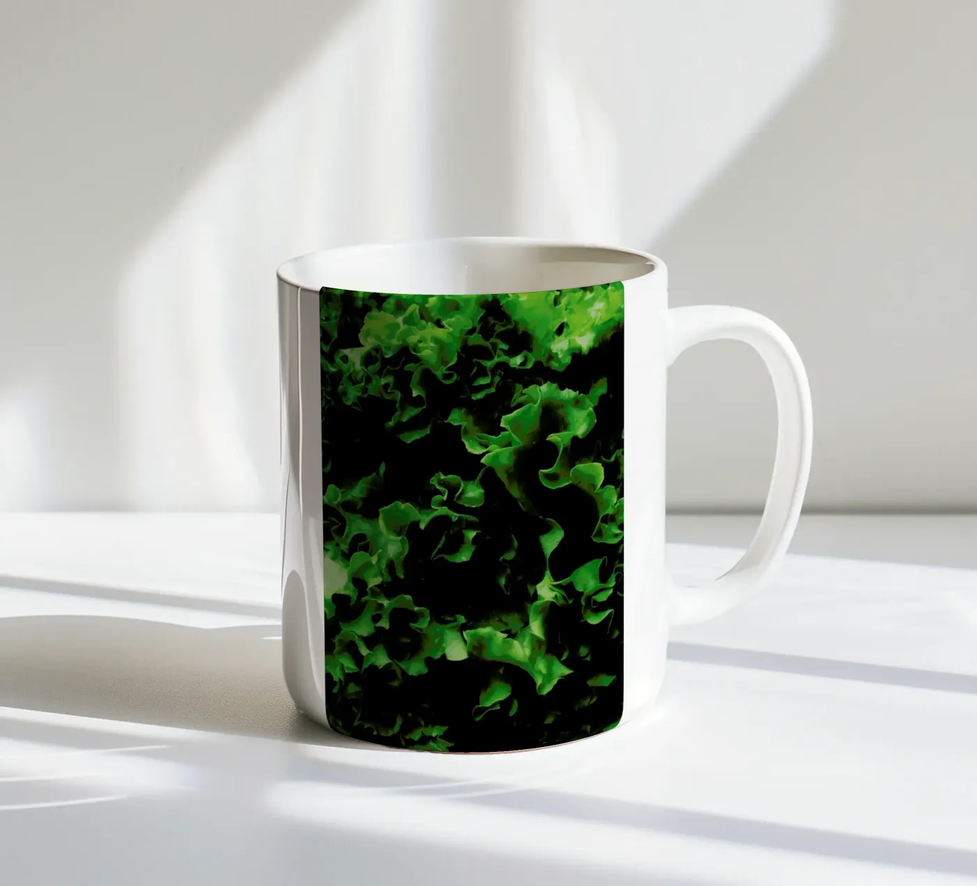 Salad ceramic mug by Sebastian Hilgetag