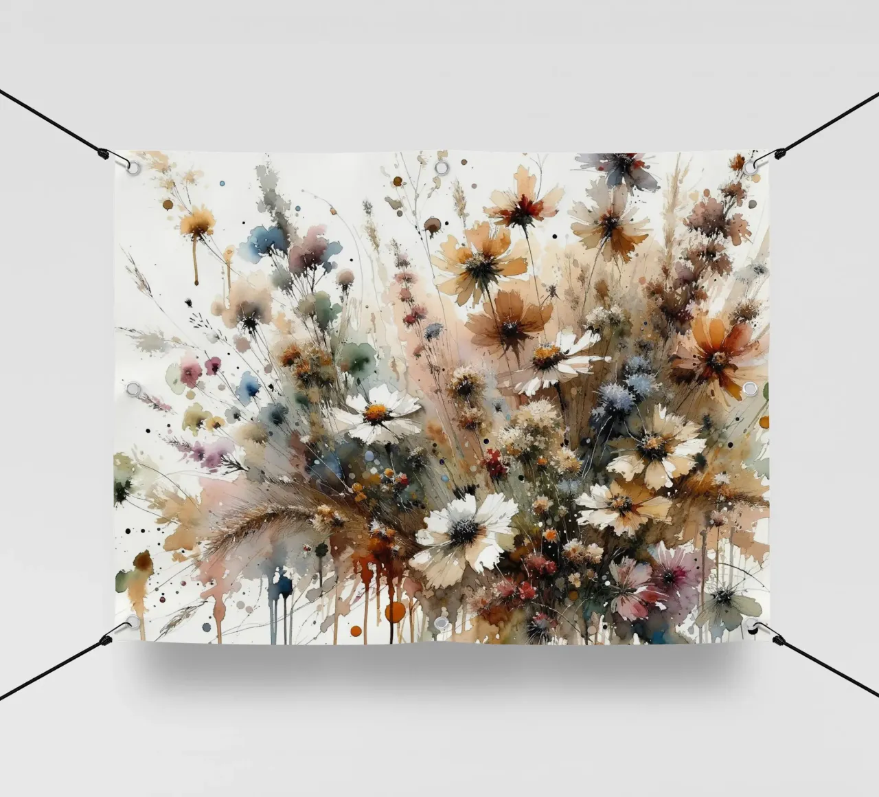 Daisy Meadow Vibes telo in pvc da Chromatic Fusion Studio