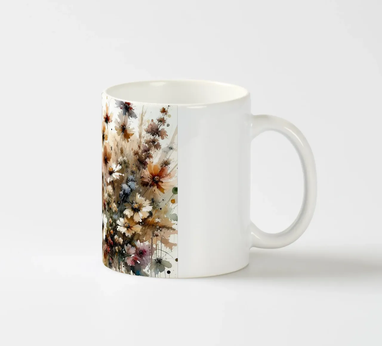 Daisy Meadow Vibes tazza in ceramica da Chromatic Fusion Studio