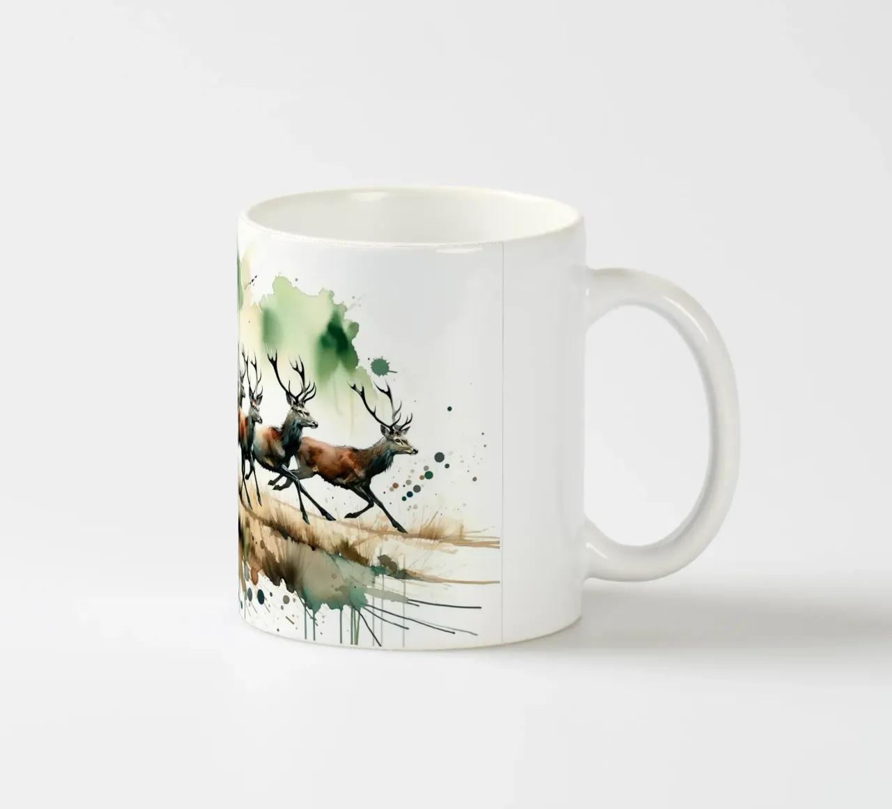 Mandria di cervi Wilderness Sprint tazza in ceramica da Chromatic Fusion Studio