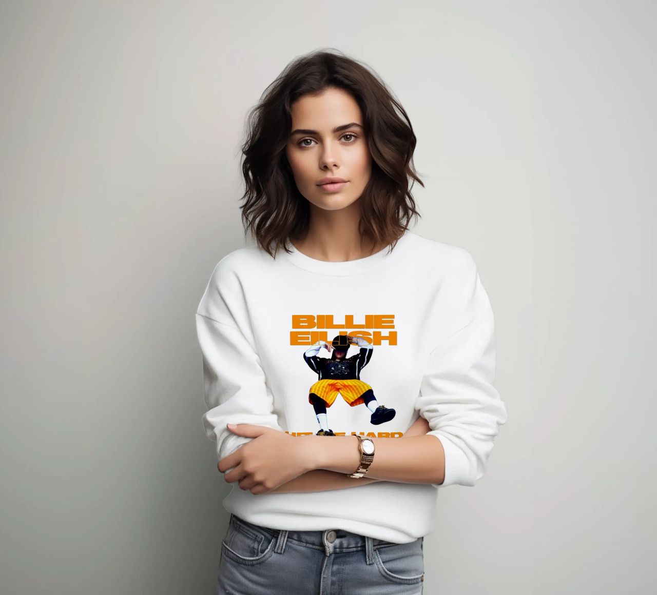 Tourdate Billie Eilish 2025 sudadera de VintageSingerWorld