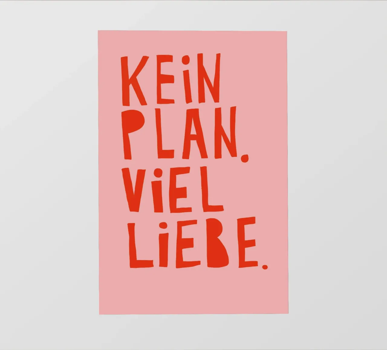 Kein Plan. Viel Liebe. pellicola backlit da fraeuleinvonfuchs