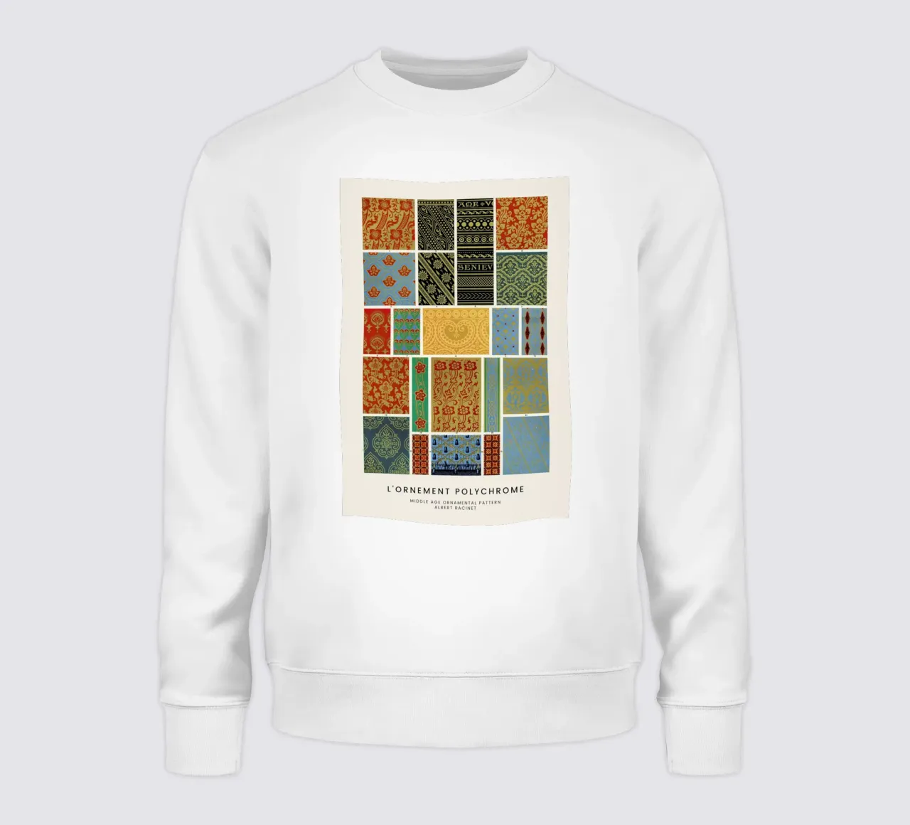 Racinet - Medieval Ornamental Pattern III felpa da Vintage by JUNIQE