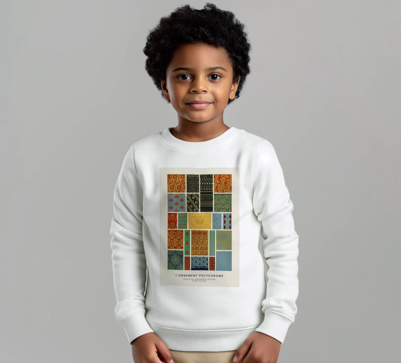 Racinet -  Medieval  Ornamental Pattern III sudadera para niño de Vintage by JUNIQE
