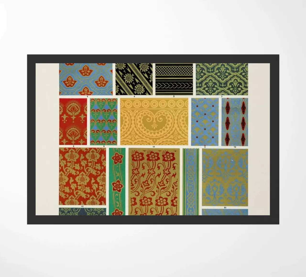 Racinet -  Medieval  Ornamental Pattern III zerbino da Vintage by JUNIQE