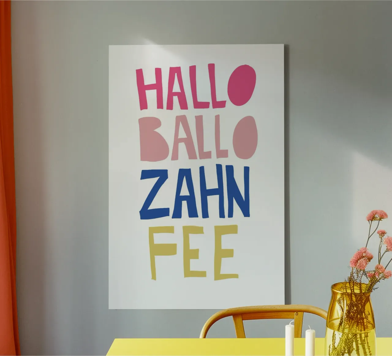 Hallo Ballo Zahnfee canvas by fraeuleinvonfuchs