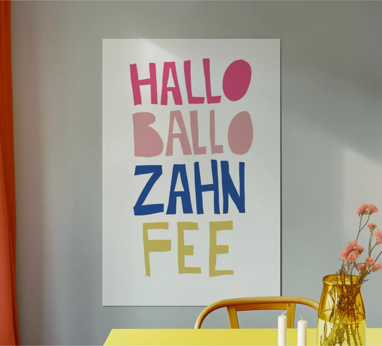 Hallo Ballo Zahnfee poster by fraeuleinvonfuchs