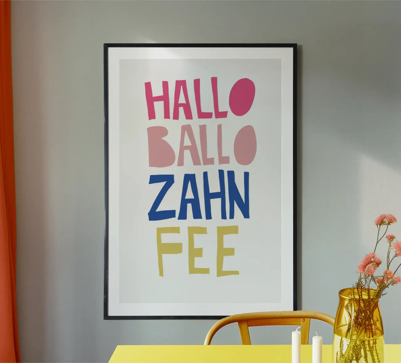 Hallo Ballo Zahnfee poster by fraeuleinvonfuchs
