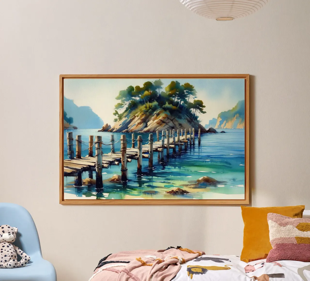 Dreamy Island Escape forex plate by Chromatic Fusion Studio