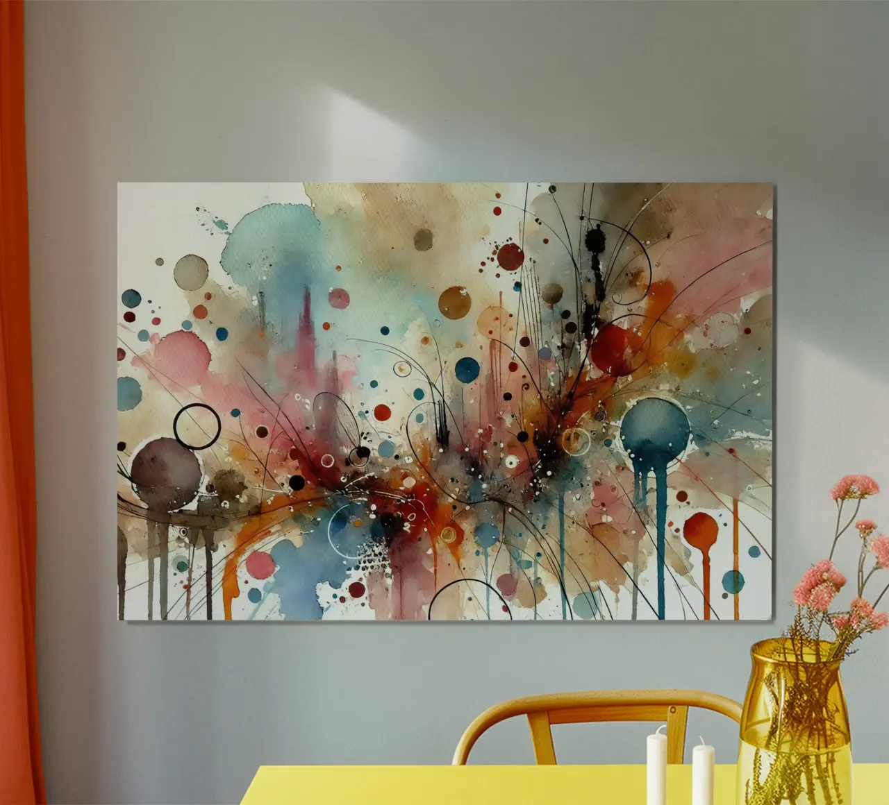 Dynamic Paint Explosion hahnemühle by Chromatic Fusion Studio
