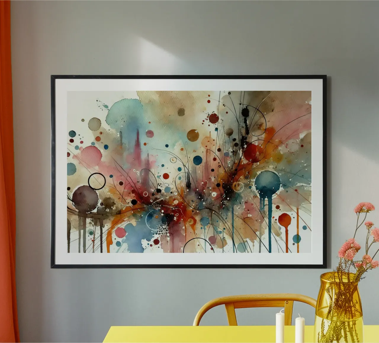 Dynamic Paint Explosion hahnemühle by Chromatic Fusion Studio