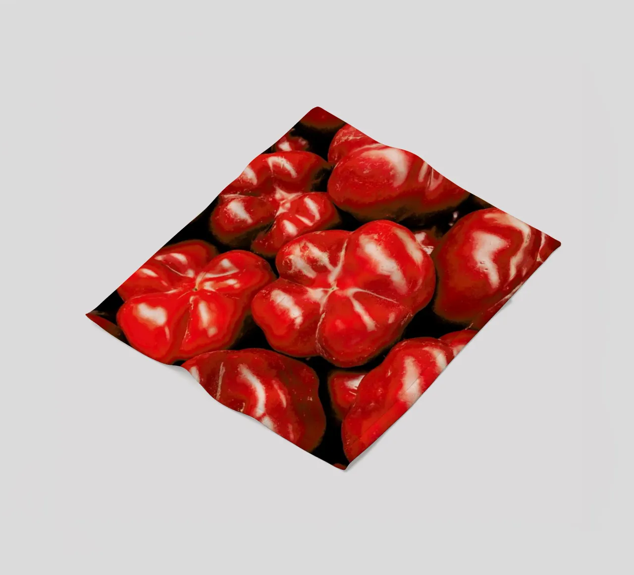 Paprika Love fleece blanket by Sebastian Hilgetag